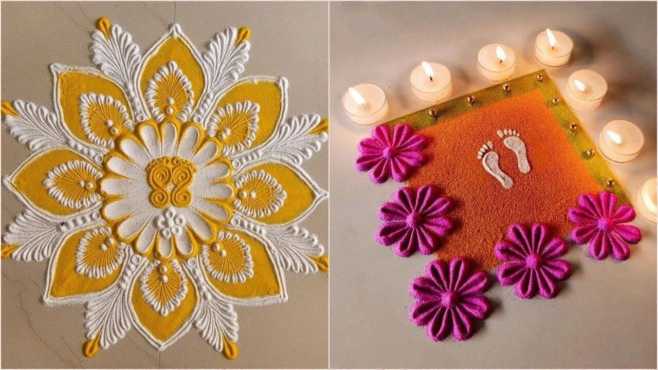 Diwali Rangoli 2025: Glitter, Eco & iPhone Ganesh Designs Spark Buzz